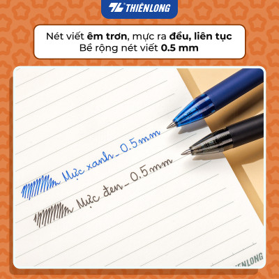 Combo 5/10/20 Bút gel Hoshi Thiên Long GEL-046/HS - Công nghệ Nhật Bản