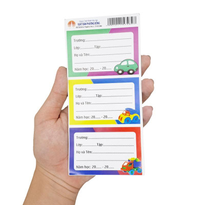 Nhãn Vở Học Sinh Phương Đông