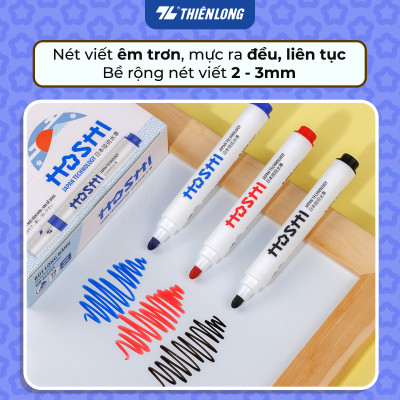Combo 10 Bút lông bảng Hoshi Thiên Long WB-025/HS - Công nghệ Nhật Bản