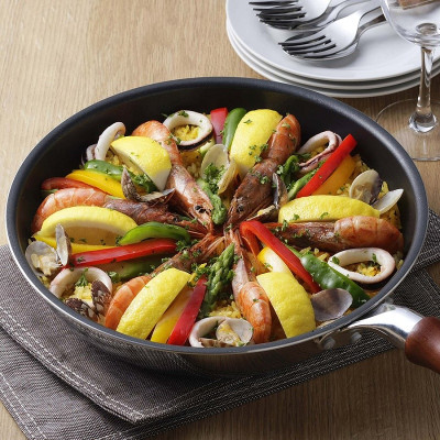 Chảo chống dính siêu nhẹ, đáy từ Shimomura φ26cm - hàng nội địa Nhật Bản