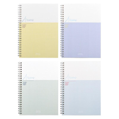 Sổ tay ghi chép A5 gáy xoắn 60 trang Deli - Kẻ ngang - Màu ngẫu nhiên - LA560-01