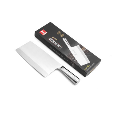 Dao chặt Chinese Cleaver tay cầm inox - Inox 420 sắc bén - Cầm chắc tay, chặt thịt đẹp, bề mặt bóng - Cobihome