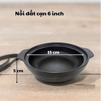 Nồi đất sứ loại 1 tráng men chống dính có nắp, sâu lòng, cạn lòng - Kho cá, thịt, mì cay, cơm niêu