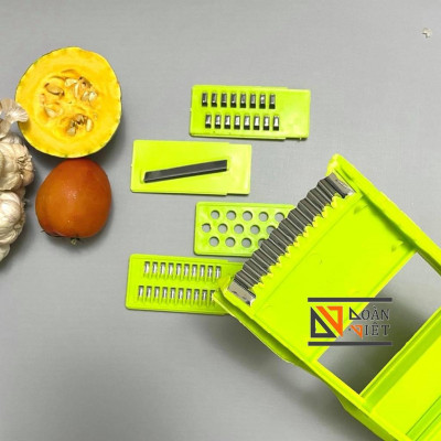 Dụng cụ BÀO SỢI, BÀO RAU CỦ đa năng 5 in 1 - Siêu tiện ích, siêu tiết kiệm. Chuyên phục vụ Sp Gia dụng, Khuôn làm bánh,