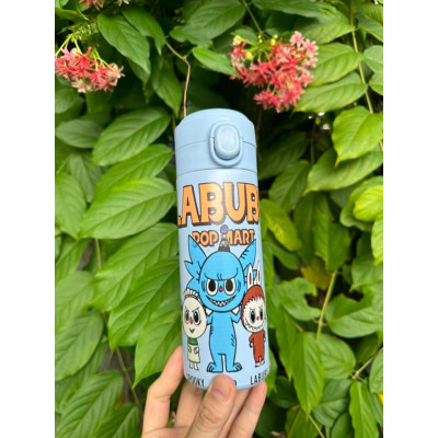 Bình giữ nhiệt LABUBU inox 304 nắp bật tiện lợi cho bé 500ml - giao họa tiết ngẫu nhiên