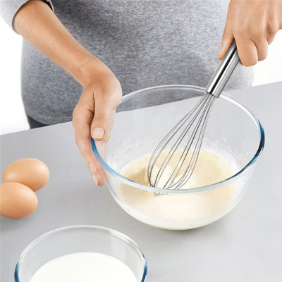 Dụng cụ đánh trứng inox Echo Whipper 250mm - Hàng nội địa Nhật Bản nhập khẩu chính hãng