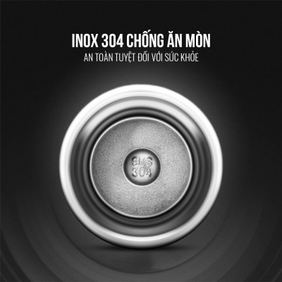 Bình Giữ Nhiệt Inox 304 Elmich EL-3686OL 500ml, Hàng Chính Hãng, Nắp Tích Hợp Quai Xách - JoyMall