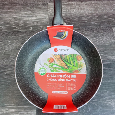 Elmich Chảo nhôm chống dính đáy từ EL 2028MN size 28cm