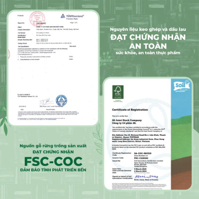 Thớt Gỗ Teak kháng khuẩn Vibasic hình tròn có tay cầm kích thước 25x1.8cm - Hàng chính hãng Bộ Quốc Phòng