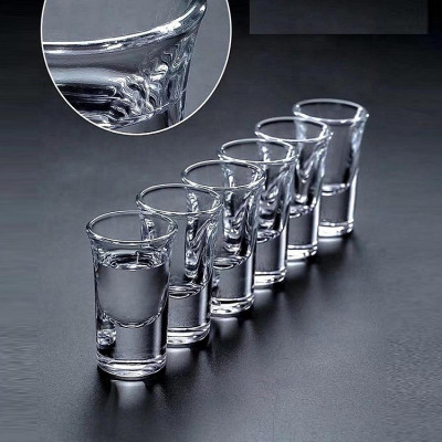 Bộ 6 Ly Uống Rượu Nhỏ 35ML Cao Cấp - Bộ 6 Chén Thủy Tinh Đế Dày Sáng Bóng - Cốc Uống Rượu Làm Từ Thủy Tinh Cao Cấp, Độ Tinh Khiết Cao, Siêu Trong