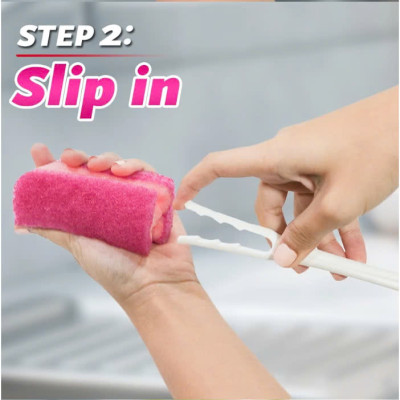 Cây cọ rửa bình, chai lọ 3M Scotch-Brite, lớp mút cao cấp lấy sạch vết bẩn, 1 cây, 5x36x3cm, Dùng cọ rửa bình, chai lọ