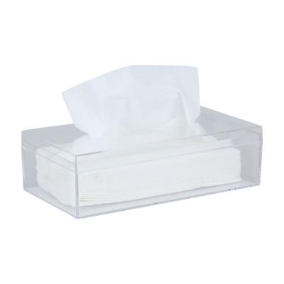 Hộp đựng khăn giấy để bàn bằng nhựa PS KARIS màu trong suốt | Index Living Mall - Phân phối độc quyền tại Việt Nam