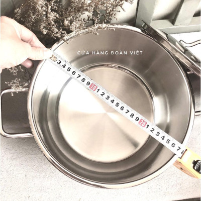 Nồi Luộc Gà Inox FiveStar 3 Đáy Nắp Inox 26cm - Siêu Đẹp Siêu Bền. Chuyên phục vụ Sp Gia dụng, Khuôn làm bánh, Dụng cụ h