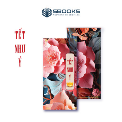 Combo 5 Cái Bao Lì Xì Thiết Kế Họa Tiết Hoa Mẫu Đơn 2025 Giấy Cứng C150 Siêu Dày Dặn - SBOOKS