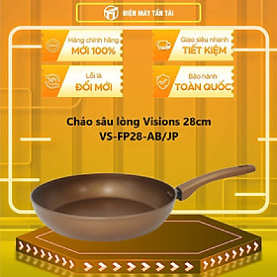 Chảo nhôm chống dính đáy từ 20 cm Visions VS-FP28-AB/JP
