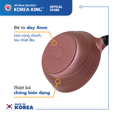 Chảo sâu Colormic Korea King KW-30CI (đường kính 30cm) - Hàng chính hãng