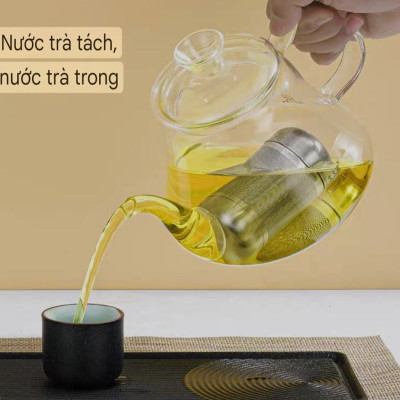 Quả Lọc Trà Inox SUS 304 Quả Lọc Trà Gia Vị Thảo Quả Lỗ Lọc Siêu Mịn Công Nghệ CNC Cao Cấp