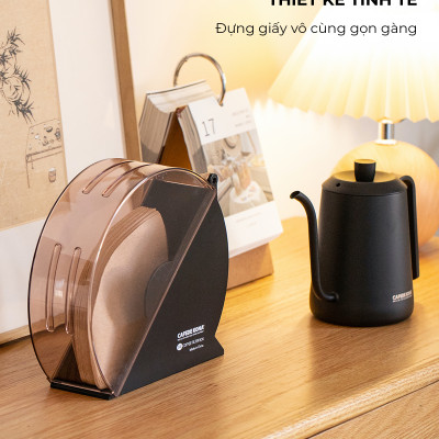Hộp nhựa đựng giấy lọc cà phê pour over V60 CAFE DE KONA