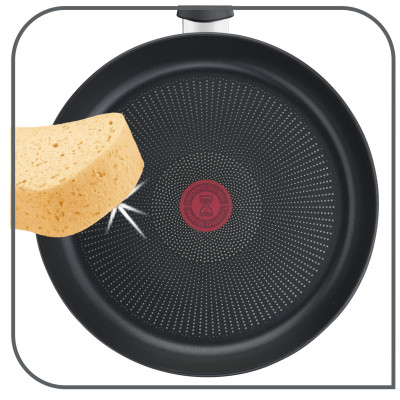 Chảo sâu lòng chống dính đáy từ Tefal Unlimited 28cm, dùng cho mọi loại bếp - Sản xuất tại Pháp - Hàng chính hãng