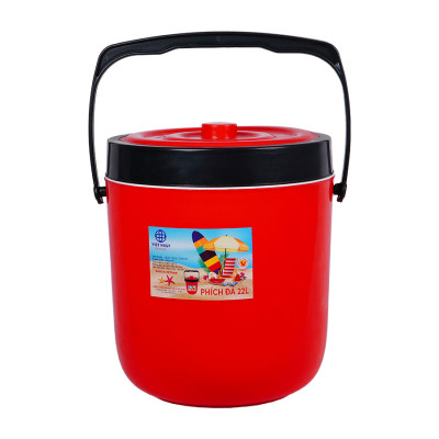 THÙNG PHÍCH ĐỰNG ĐÁ - BÌNH GIỮ NHIỆT TRÒN CÓ QUAI XÁCH NHIỀU SIZE 28L - 22L - 15L - 10L - 7L - 5L - 3L