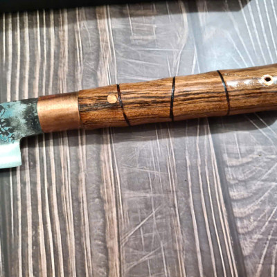 DAO BẾP PHÚC SEN - DAO BẾP SASHIMI MẶT HOA VĂN MÃ HN4