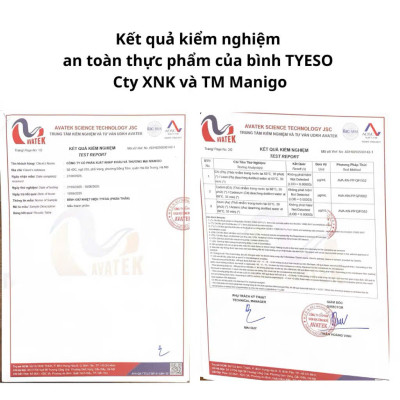 Bình trà giữ nhiệt TYESO TS-8877 1000ml có lọc trà , Hàng chính hãng 