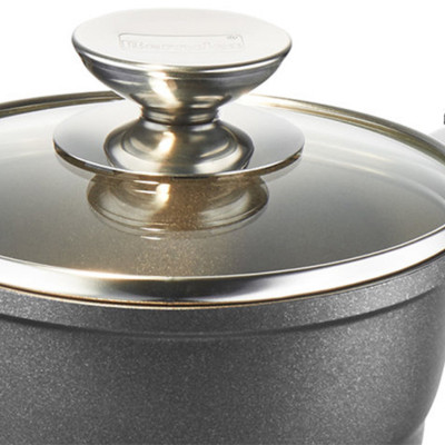 Chảo Berndes Saucepan VAIN 16cm có nắp 031551 - Hàng chính hãng