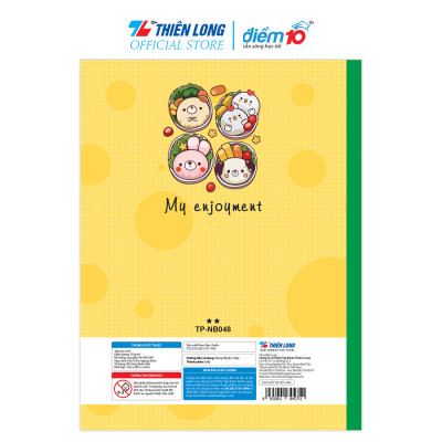 Bộ 5 Tập học sinh 96 trang 4 ô ly ngang 70 gsm Điểm 10 TP-NB048 (hình ngẫu nhiên)