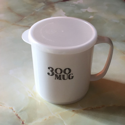 Cốc nhựa nắp mềm Nakaya 300ml R/B/W (Xanh/Đỏ/Trắng) hàng nội địa Nhật Bản (Made in Japan) #K-519