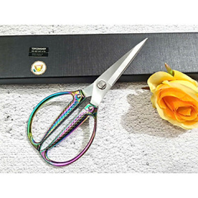 Kéo hợp kim TITAN Double Fish Pattern MÃ DT163