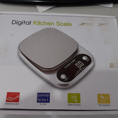 Cân điện tử nhà bếp hàng cao cấp độ chính xác cao 3Kg/0.1g tặng kèm 2 pin