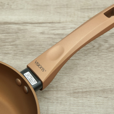 Chảo nhôm chống dính đáy từ 20 cm Visions VS-FP28-AB/JP