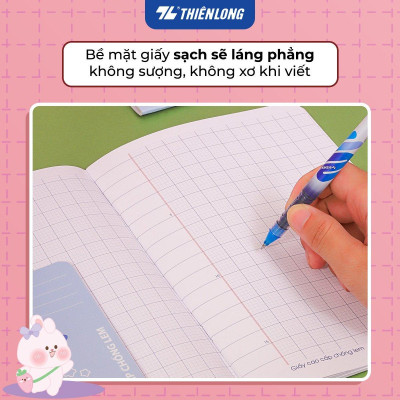 Combo 10 Tập học sinh 48 trang 5 ô ly vuông 2.5mm chấm kẻ 2/3 120gsm NB-120 Thiên Long - Mẫu ngẫu nhiên