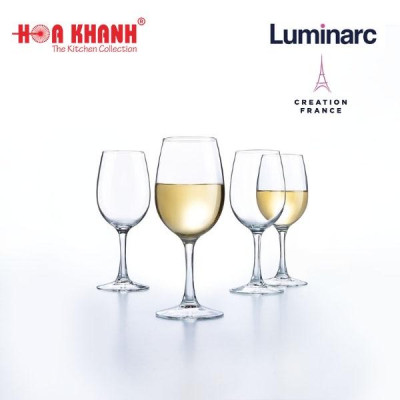 Ly Uống Rượu Vang Thủy Tinh Luminarc So Wine 350ML - 470ML & 580ML - bộ 4 ly - E5979, E5980 & E5981