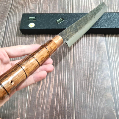 DAO BẾP PHÚC SEN - DAO BẾP SASHIMI MẶT HOA VĂN MÃ HN4