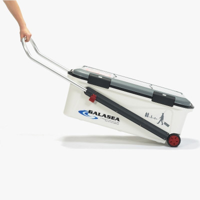 Thùng đá giữ nhiệt đa năng, tay kéo Sanka Galasea 50L, bền đẹp và an toàn cho thời gian sử dụng lâu dài -nội địa Nhật Bản 