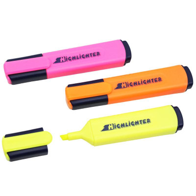 Bút Dạ Quang Highlighter - Thiên Long HL-012 - Màu Vàng