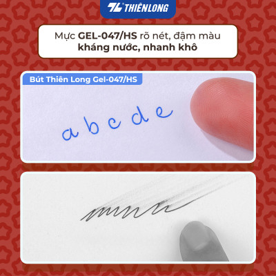 Bút gel Hoshi Thiên Long GEL-047/HS - Công nghệ Nhật Bản