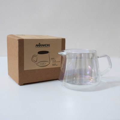 Bình thủy tinh chịu nhiệt pha cafe cà phê AKIRAKOKI không nắp