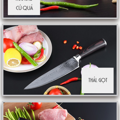   DAO NHÀ BẾP NHẬT BẢN SANTOKU - SEKI JAPAN - VG10 CAO CẤP 