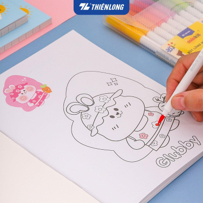 Tập học sinh 96 trang 5 ô ly vuông 2mm chấm kẻ 2/3 100gsm NB-118 Thiên Long - Mẫu ngẫu nhiên