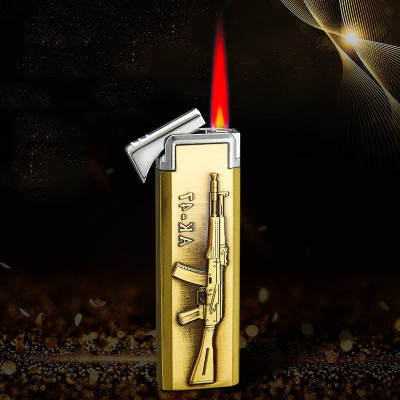 Vỏ Hột Quẹt Bật Lửa Khò Gas 1 Tia Cực Mạnh AK-47 Đẹp Độc Lạ