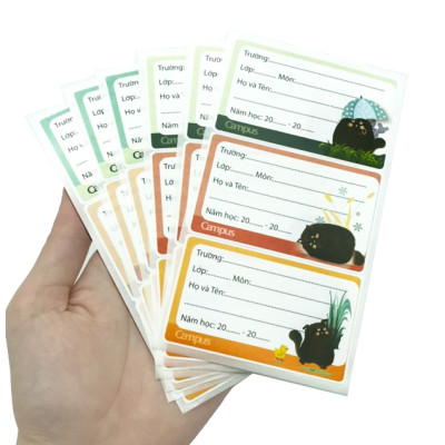 Nhãn Vở Campus NT-MEO18 Meo