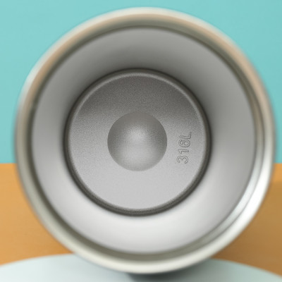 Ly giữ nhiệt LocknLock 550ml màu xanh mint độc quyền LHC3249MIT - Hàng chính hãng, mở nắp một chạm, chất liệu thép không gỉ miệng ly rộng - JoyMall