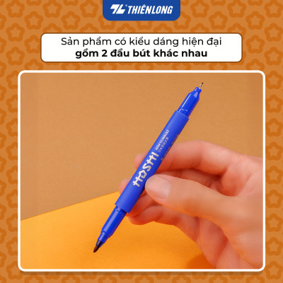 Combo 10 Bút lông dầu Hoshi Thiên Long PM-019/HS - Công nghệ Nhật Bản