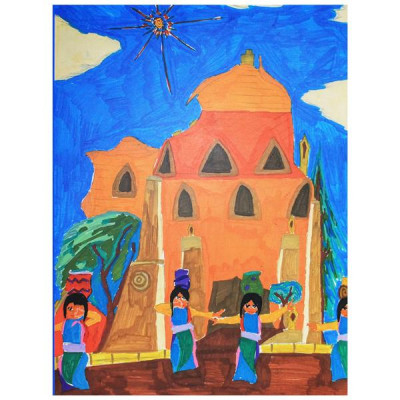 Tập Học Sinh PO SAH INƯ Sừng Sững Dưới Ánh Mặt Trời - 4 Ô Ly - 96 Trang 100gsm - The Sun