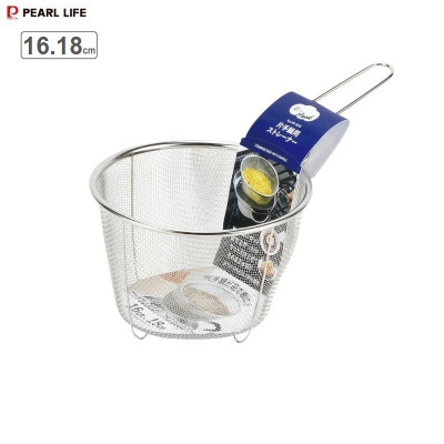 Vợt inox trụng mì, hủ tiếu Pearl Metal - Hàng nội địa Nhật Bản nhập khẩu chính hãng