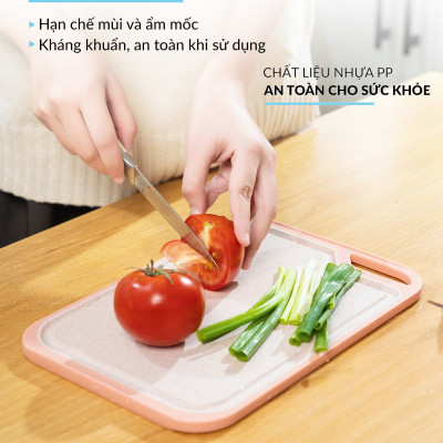 Bộ 3 thớt nhựa kháng khuẩn đa năng Hàn Quốc CIM296