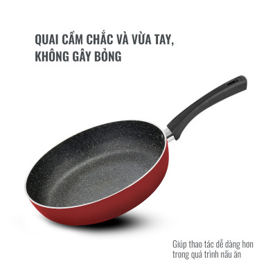 Chảo vân đá đáy từ Colosseum Y1 EL 3724 Size 26cm