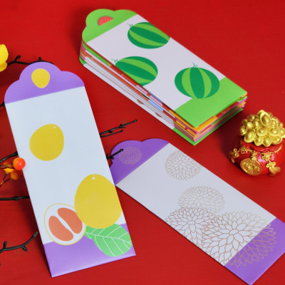 Bộ 5 Bao Lì Xì Tết 2025 - The Sun - Mâm Ngũ Quả - Miền Nam